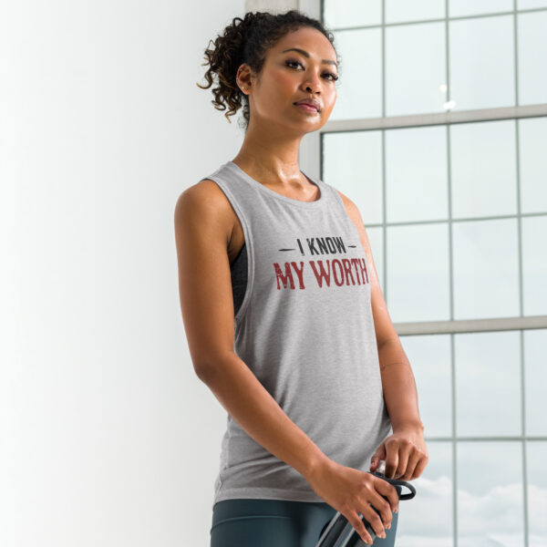 I Know My Worth Ladies Tanks